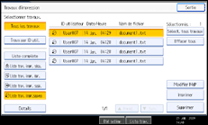 Illustration du panneau de commande
