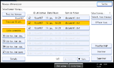Illustration du panneau de commande