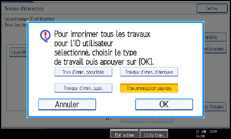 Illustration du panneau de commande