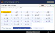 Illustration du panneau de commande