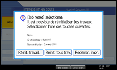 Illustration du panneau de commande
