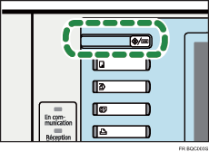 Illustration de la touche Compteur/Outils utilisateur