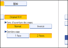 Illustration de l'&eacute;cran du panneau de commande
