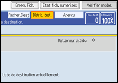 Illustration de l'&eacute;cran du panneau de commande
