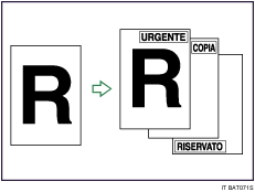 Illustrazione di Timbro predefinito