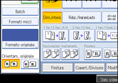 Illustrazione schermata pannello operativo