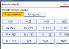 Illustrazione schermata pannello operativo