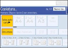Illustrazione schermata pannello operativo