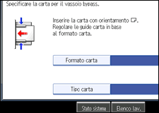 Illustrazione schermata pannello operativo