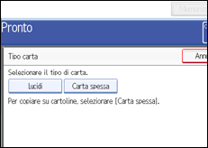 Illustrazione schermata pannello operativo