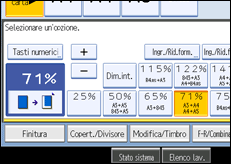 Illustrazione schermata pannello operativo