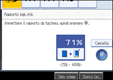 Illustrazione schermata pannello operativo
