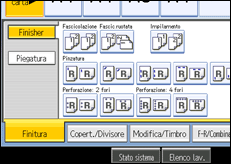 Illustrazione schermata pannello operativo