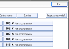 Illustrazione schermata pannello operativo