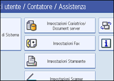 Illustrazione schermata pannello operativo