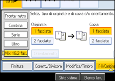 Illustrazione schermata pannello operativo