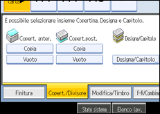 Illustrazione schermata pannello operativo