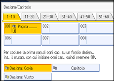 Illustrazione schermata pannello operativo