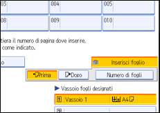 Illustrazione schermata pannello operativo
