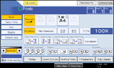 Illustrazione schermata pannello operativo