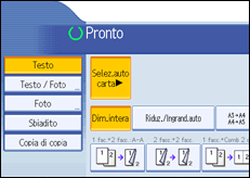 Illustrazione schermata pannello operativo
