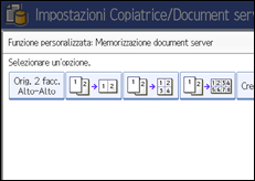 Illustrazione schermata pannello operativo