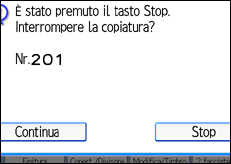 Illustrazione schermata pannello operativo