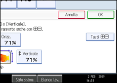Illustrazione schermata pannello operativo
