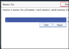 Figura relativa alla schermata del pannello operativo