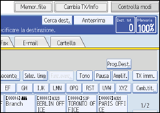 Figura relativa alla schermata del pannello operativo