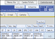 Figura relativa alla schermata del pannello operativo