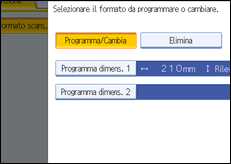 Figura relativa alla schermata del pannello operativo