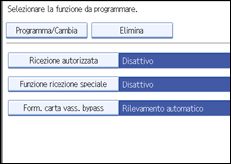 Figura relativa alla schermata del pannello operativo