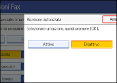 Figura relativa alla schermata del pannello operativo
