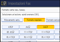 Figura relativa alla schermata del pannello operativo