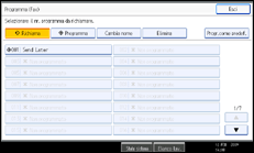 Figura relativa alla schermata del pannello operativo