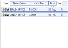 Figura relativa alla schermata del pannello operativo