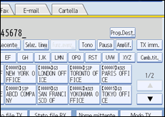 Figura relativa alla schermata del pannello operativo