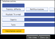 Figura relativa alla schermata del pannello operativo