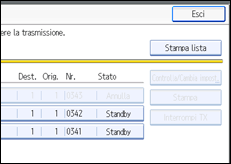 Figura relativa alla schermata del pannello operativo