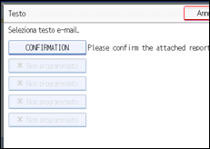 Figura relativa alla schermata del pannello operativo