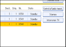 Figura relativa alla schermata del pannello operativo