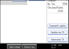 Figura relativa alla schermata del pannello operativo