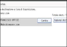 Figura relativa alla schermata del pannello operativo