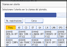 Figura relativa alla schermata del pannello operativo