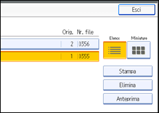 Figura relativa alla schermata del pannello operativo