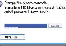 Figura relativa alla schermata del pannello operativo