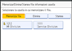 Figura relativa alla schermata del pannello operativo