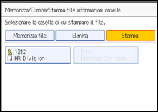 Figura relativa alla schermata del pannello operativo