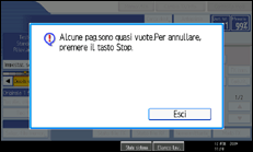 Figura relativa alla schermata del pannello operativo